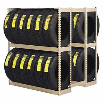 TENNSCO Double Sided Boltless Tire Rack 60 in H, 45UW77