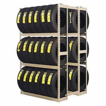 TENNSCO Double Sided Boltless Tire Rack 84 in H, 45UW78