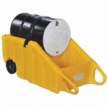 EAGLE Drum Containment Dolly Yellow 69 in.H, 45UW93