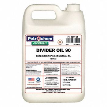 PETROCHEM Food Grade Divider Oil 90 1 gal., 45VF55