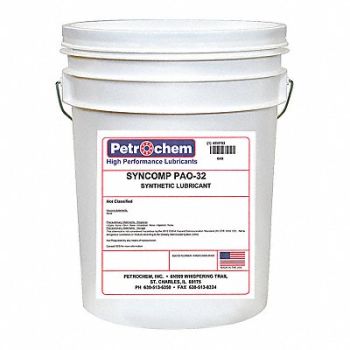 PETROCHEM Compressor Oil 5 gal Pail 10 SAE Grade, 45VF93