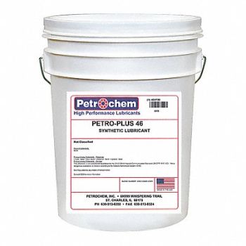 PETROCHEM Compressor Oil 5 gal Pail 15 SAE Grade, 45VF98