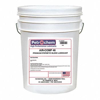 PETROCHEM Compressor Oil 5 gal Pail 15 SAE Grade, 45VG01