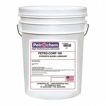 PETROCHEM Compressor Oil 5 gal Pail 30 SAE Grade, 45VG05