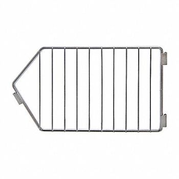 GRAINGER APPROVED Modlr Stk Bskt Divider 14x9x1/4in Steel, 45VY41