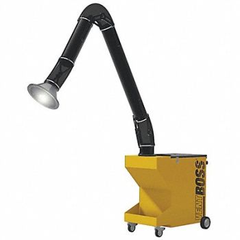 VENTBOSS BY ROBOVENT Portable Fume Extractor 10 ft L Arm, 45WD24