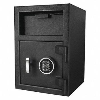 BARSKA Depositary Safe Blk 79.6 lb 1.03 cu ft., 45WP97