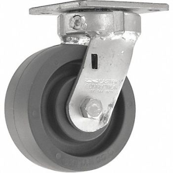 GRAINGER APPROVED Kingpinless Plate Caster Swivel 1250 lb., 45XA99