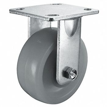 GRAINGER APPROVED Kingpinless Plate Caster Rigid 880 lb., 45XC10