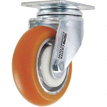 GRAINGER APPROVED Standard Plate Caster Swivel 400 lb., 45XC24