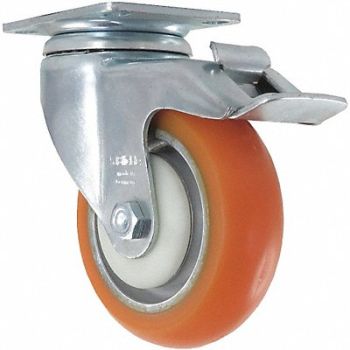 GRAINGER APPROVED Standard Plate Caster Swivel 400 lb., 45XC25