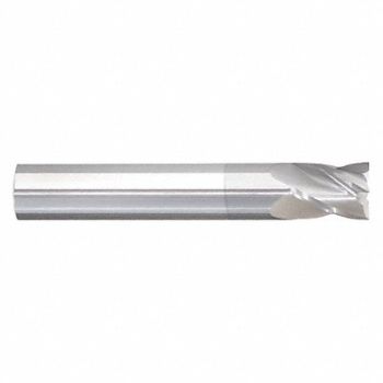 GRAINGER APPROVED Sq. End Mill Single End Carb 5/16, 45XF26