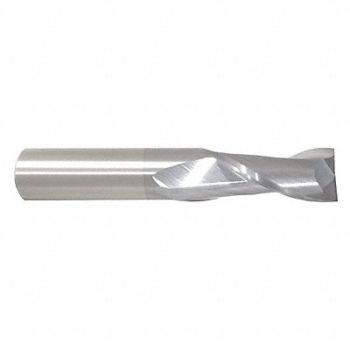 GRAINGER APPROVED Sq. End Mill Single End Carb 31/64, 45XG53