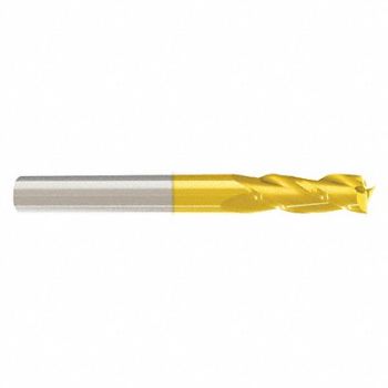 GRAINGER APPROVED Sq. End Mill Single End Carb 1, 45XJ75