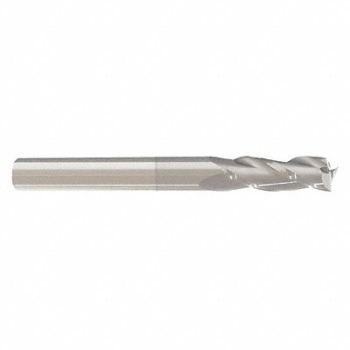 GRAINGER APPROVED Sq. End Mill Single End Carb 7/64, 45XJ20