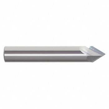 GRAINGER APPROVED Chamfer Mill Single End Carbide 60 deg., 45XM52