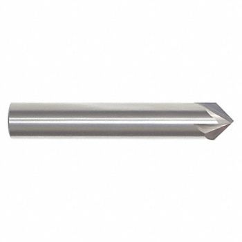 GRAINGER APPROVED Chamfer Mill Single End Carbide 90 deg., 45XN19