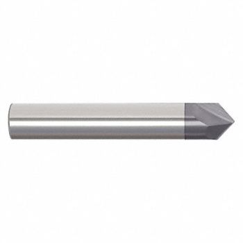 GRAINGER APPROVED Chamfer Mill Single End Carbide 90 deg., 45XN08