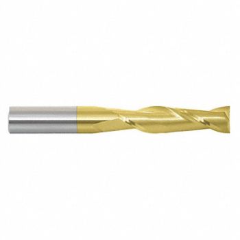 GRAINGER APPROVED Sq. End Mill Single End Carb 1, 45XP28