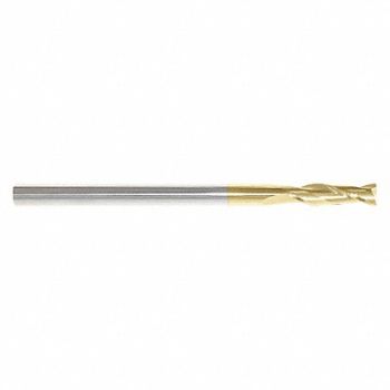 GRAINGER APPROVED Sq. End Mill Single End Carb 1, 45XP30