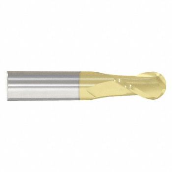 GRAINGER APPROVED Ball End Mill Single End 11.00mm Carbide, 45XT93