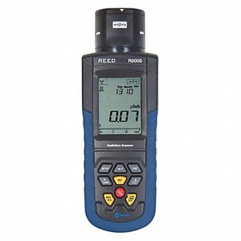 REED INSTRUMENTS Radiation Meter LCD 1 Year Warranty, 45YK06