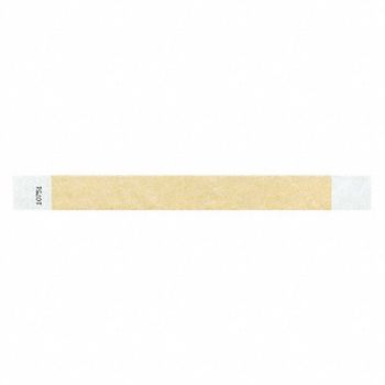 IDENTIPLUS ID Wristband Adhesive Gold 1 in W PK500, 45YN51