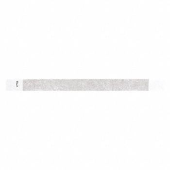 IDENTIPLUS ID Wristband Adhesive Silver PK500, 45YN61