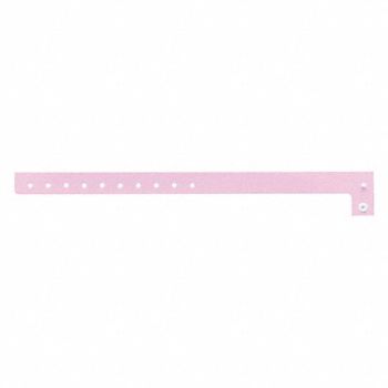 IDENTIPLUS ID Wristband L-Shaped Lavender PK500, 45YN82