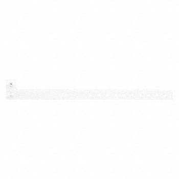 IDENTIPLUS ID Wristband L-Shaped White PK500, 45YP29