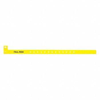 IDENTIPLUS ID Wristband 12-7/8 in L Fall Risk PK500, 45YP47