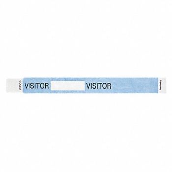 IDENTIPLUS ID Wristband Sky Blue Visitor PK500, 45YP65