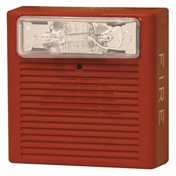 EATON Horn Strobe Red 0.170A Wall Mnt 115 CP, 45YU22