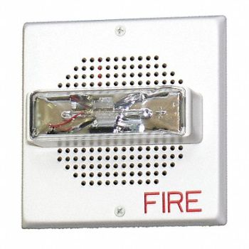 EATON Speaker White Indoor 93dB 0.22A 8W, 45YU44