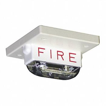 EATON Strobe Light White 177 Candle Pwr 60 FPM, 45YV10