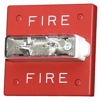 EATON Strobe Light Red 185 Candle Pwr 60 FPM, 45YV11