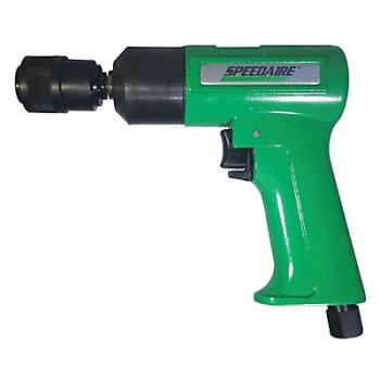 SPEEDAIRE Drill Air-Powered Pistol Grip 7/16 in, 45YY30