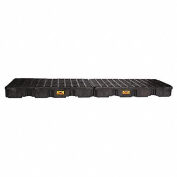 CONDOR Drum Spill Containment Platform Black, 45YZ86