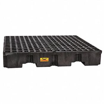CONDOR Drum Spill Containment Pallet Black, 45YZ95