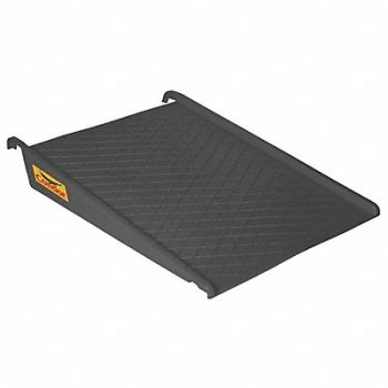 CONDOR Spill Pallet Ramp Black 1500 lb., 45ZA01