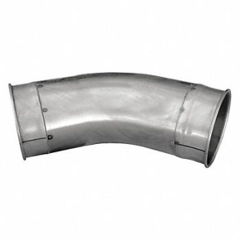 NORDFAB 90 Degree Elbow 8 Duct Size, 45ZC53