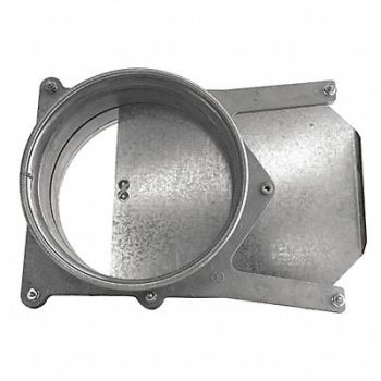 NORDFAB Manual Blastgate 16 Dia 20 Ga. SS, 45ZD33