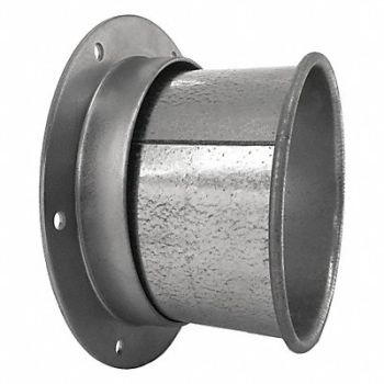 NORDFAB Angle Flange Adapter 6 Duct Size, 45ZD54