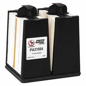 BALDWIN FILTERS Air Filter Element Panel Design 9-7/8 H, 460K03