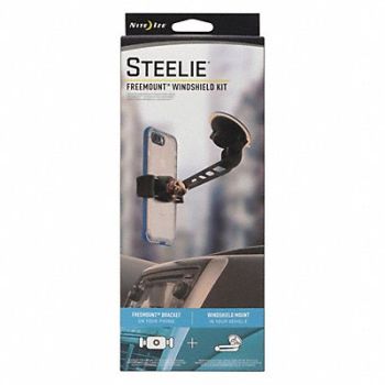NITE IZE Cell Phone Car Mount Kit Black, 460K18