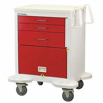 LAKESIDE Medical Cart Gray Cabinet, 460K52