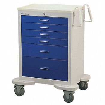 LAKESIDE Medical Cart Gray Cabinet, 460K63