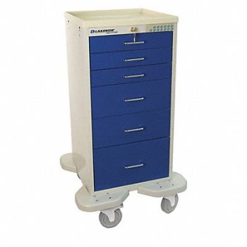 LAKESIDE Medical Cart Gray Cabinet, 460K84