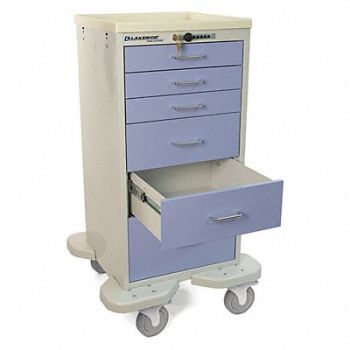 LAKESIDE Medical Cart Beige Cabinet, 460K85