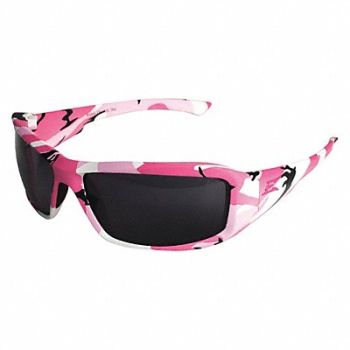EDGE EYEWEAR Safety Glasses Smoke Lens Multi-Color, 460X39